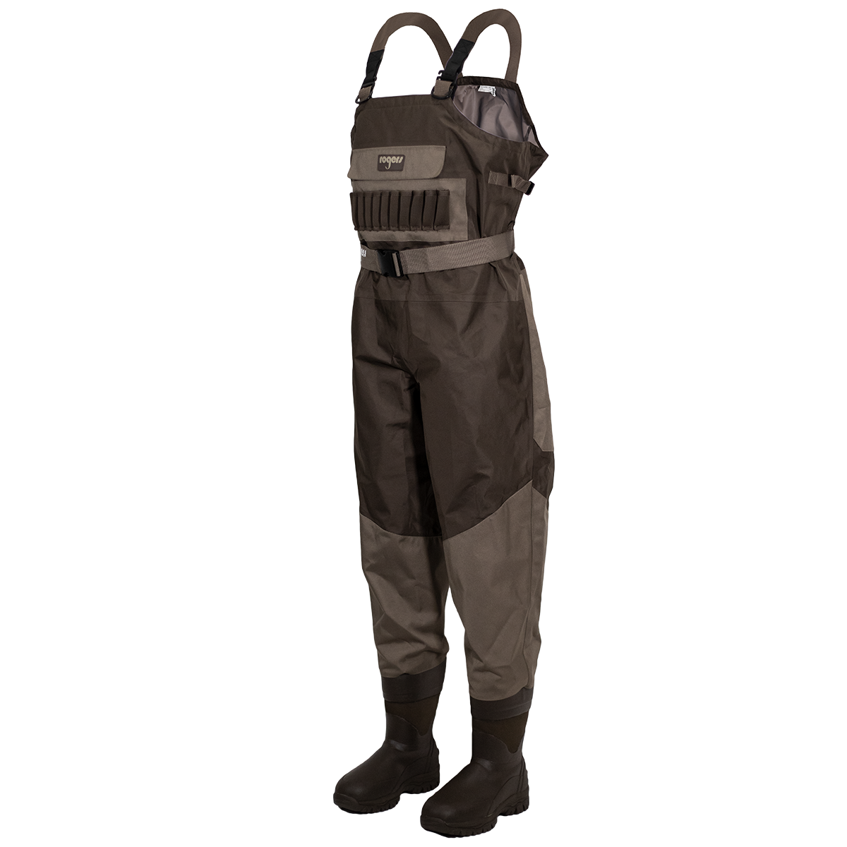 Breathable waders with clearance boots